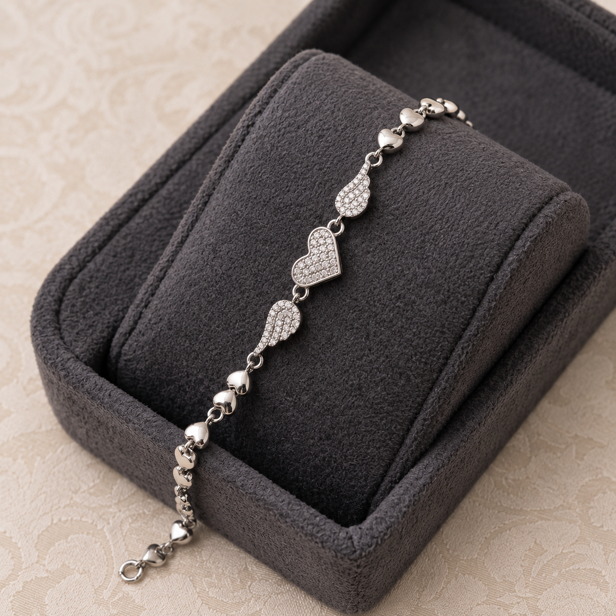 Black Crystal Bangle