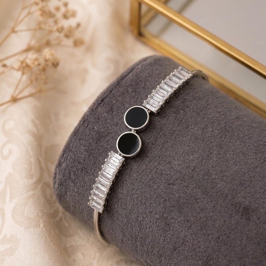 Crystal Baguette Bangle