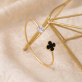 Crystal Screw Bangle