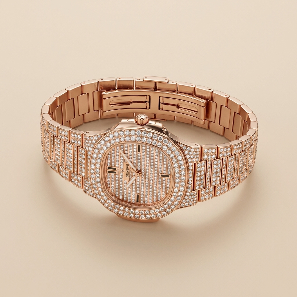 Luxury Crystal Watch